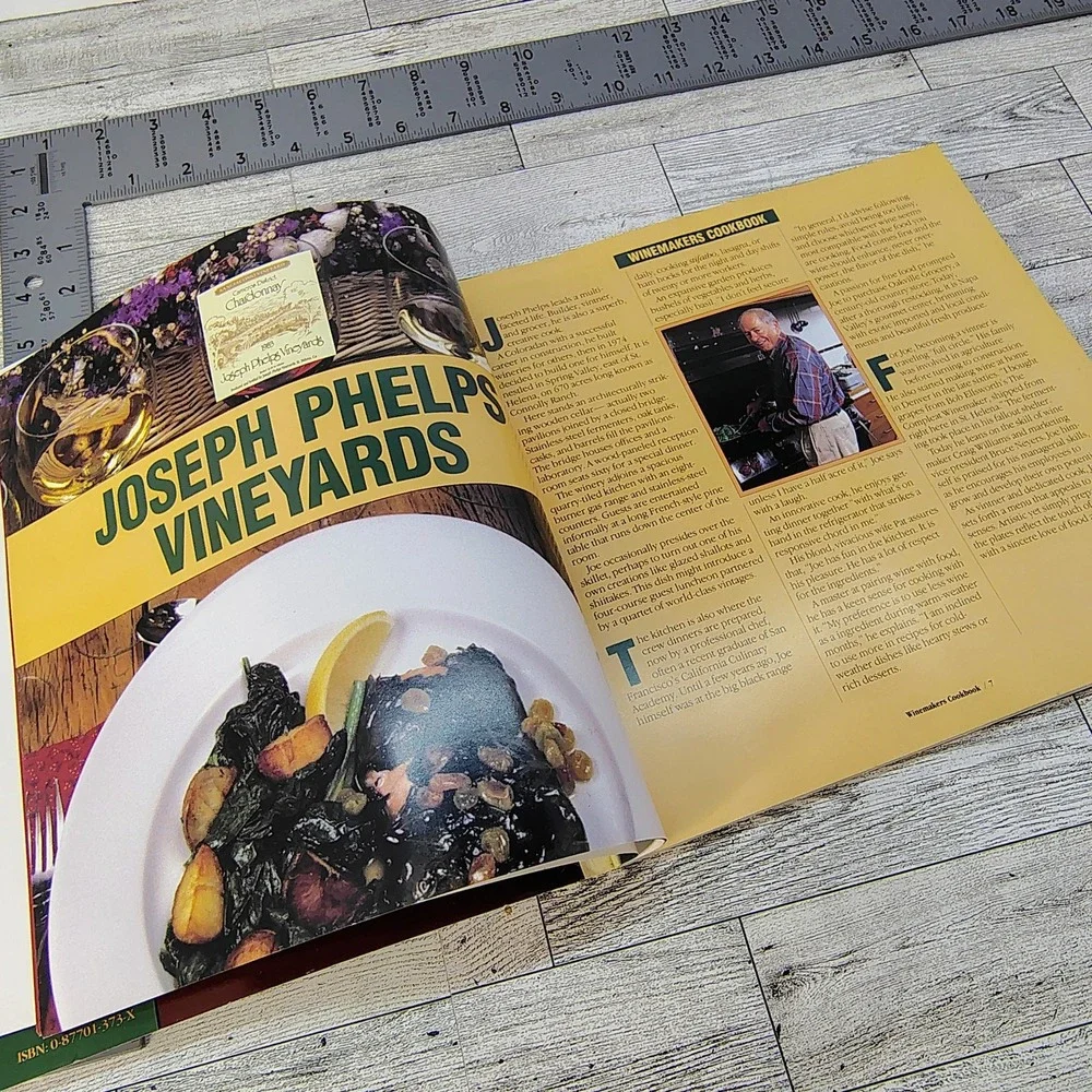 Winemakers Cookbook by Lou Seibert Pappas 1986 - FAIR